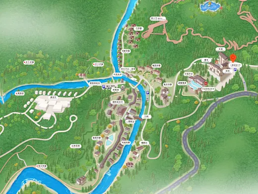 柳北结合景区手绘地图智慧导览和720全景技术，可以让景区更加“动”起来，为游客提供更加身临其境的导览体验。